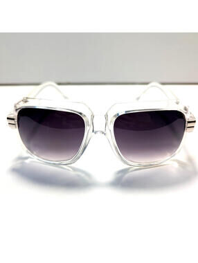 CICI  Chunky Sunglasses Clear Transparent C8395 Size: 54-18-135 Hand Polished